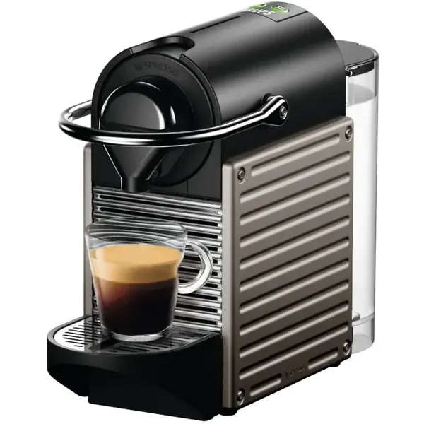 Espressor manual Krups Nespresso Pixie XN304T10 1260 W, 19 Bar, 0.7 L, Negru/Gri