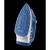 Fier de calcat Russell Hobbs Light &amp; Easy Brights Sapphire 24830-56, Talpa ceramica colorata, 2400 W, 0.24 l, 90 g/min, Albastru/Alb