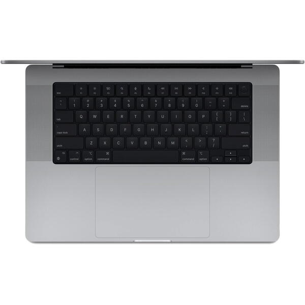 Laptop MacBook Pro 14 (2021) cu procesor Apple M1 Pro, 10 nuclee CPU and 16 nuclee GPU, 16GB, 1TB SSD, Space Grey, Int KB