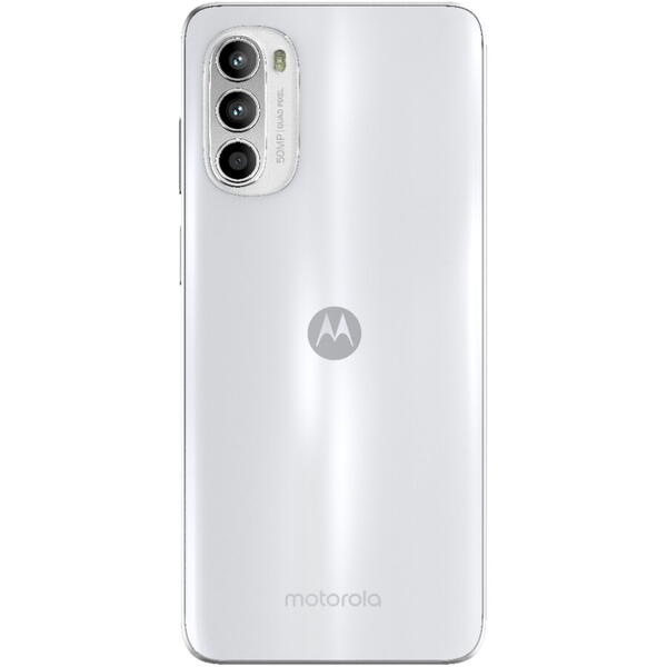 Telefon mobil Motorola Moto G52, OLED, Dual SIM, 128/4GB, 5000mAh, Metallic White
