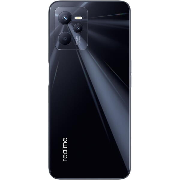 Telefon mobil Realme C35, DS, 4G,6.6'', OC, 4GB/64GB, 8MP, 50MP+2MP+0.3MP, 5000mAh, Glowing Black