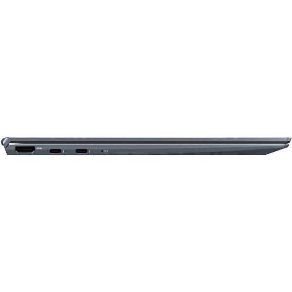Laptop Asus ultraportabil Zenbook 14 UM425QA cu procesor AMD Ryzen 5 5600H, 14", Full HD, 16GB, 512GB SSD, AMD Radeon Vega 7 Graphics, Windows 11 Home, Pine Grey