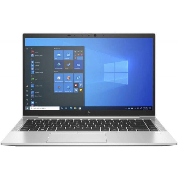 Laptop HP EliteBook 840 G8, 14 inch, Full HD IPS Touch, Procesor Intel Core i5-1135G7, 16GB DDR4, 512GB SSD, Intel Iris Xe, Win 10 Pro, Silver