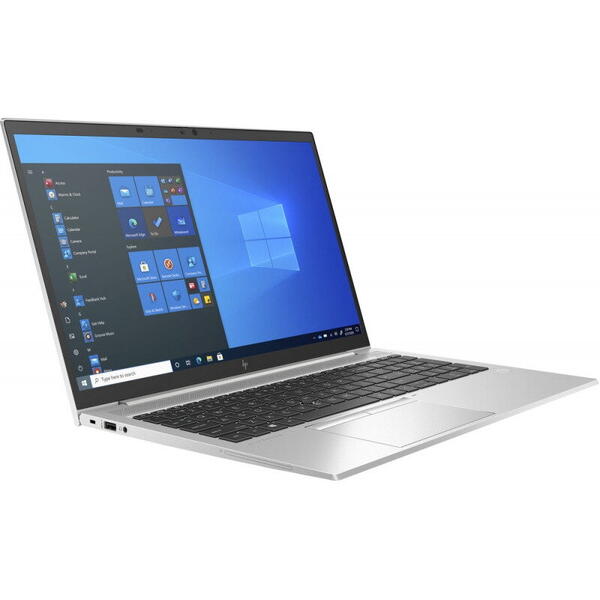 Laptop HP EliteBook 850 G8, 15.6 inch, Full HD IPS, Procesor Intel Core i5-1135G7, 16GB DDR4, 512GB SSD, Intel Iris Xe, Free DOS, Silver