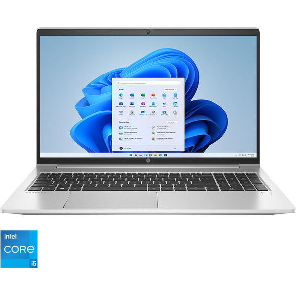 Laptop HP ProBook 450 G8, Full HD, 15.6 inch, Procesor Intel Core i5-1135G7 (8M Cache, up to 4.20 GHz), 8GB DDR4, 512GB SSD, Intel Iris Xe, Win 11 Pro, Silver