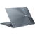 Laptop Asus 14 inch Zenbook 14X OLED UX5401ZA, 2.8K 90Hz, Procesor Intel Core i7-12700H (24M Cache, up to 4.70 GHz), 16GB DDR5, 512GB SSD, Intel Iris Xe, Win 11 Pro, Pine Grey