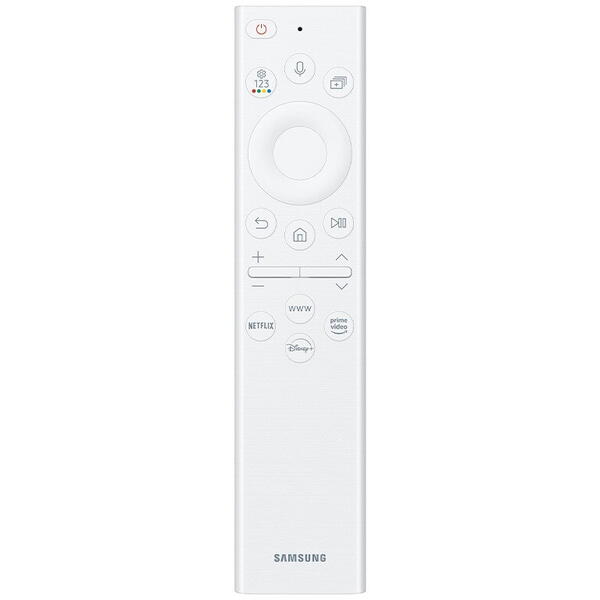 Televizor Samsung QLED TV The Serif QE50LS01BA, 125 cm, Suport detasabil, Quantum Processor 4K, Alb
