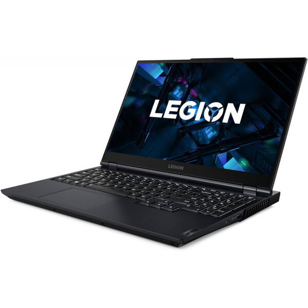 Laptop Lenovo Legion 5 15ITH6H, Gaming, 15.6 inch, Full HD IPS 165Hz G-Sync, Procesor Intel Core i5-11400H, 16GB DDR4, 512GB SSD, GeForce RTX 3060 6GB, No OS, Phantom Blue