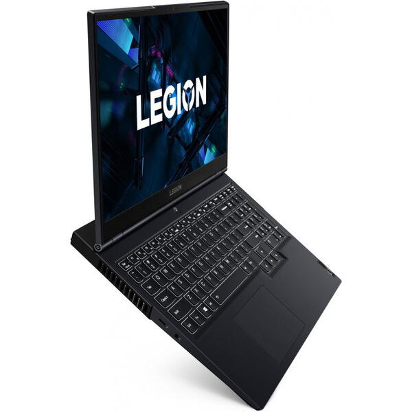Laptop Lenovo Legion 5 15ITH6H, Gaming, 15.6 inch, Full HD IPS 165Hz G-Sync, Procesor Intel Core i5-11400H, 16GB DDR4, 512GB SSD, GeForce RTX 3060 6GB, No OS, Phantom Blue