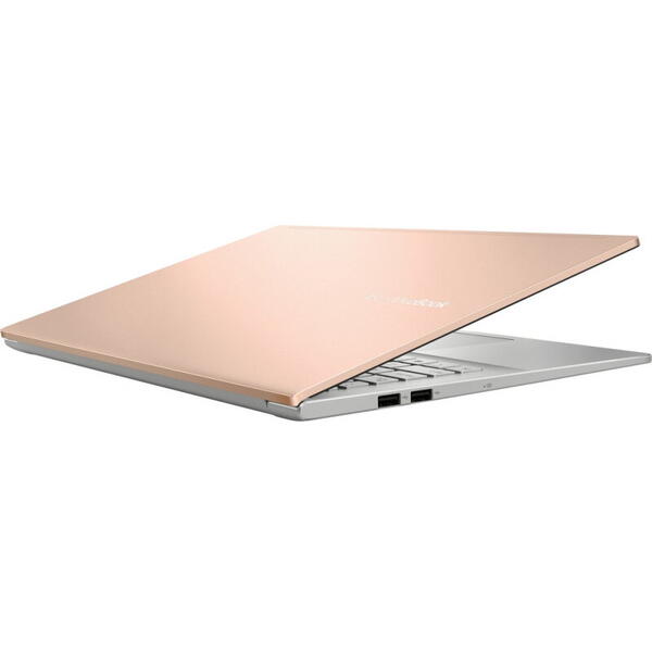 Laptop Asus 15.6 inch VivoBook 15 OLED K513EA, FHD, Procesor Intel Core i5-1135G7 (8M Cache, up to 4.20 GHz), 8GB DDR4, 512GB SSD, Intel Iris Xe, No OS, Hearty Gold