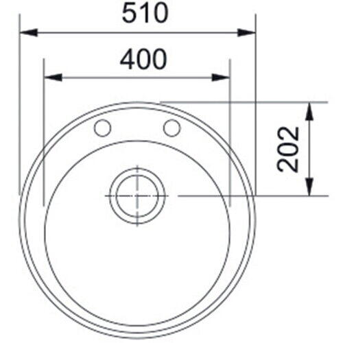 Chiuveta Pachet Franke ROG 610, Chiuveta adancime cuva 18.5 cm, 51 cm + Baterie Pola 1.0, Negru