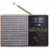 Radio portabil Philips TAR5505/10, DAB+, FM, Bluetooth, Maro/Gri