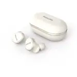 Casti Philips audio true wireless TAT4556WT/00, alb, redare de până la 29 h