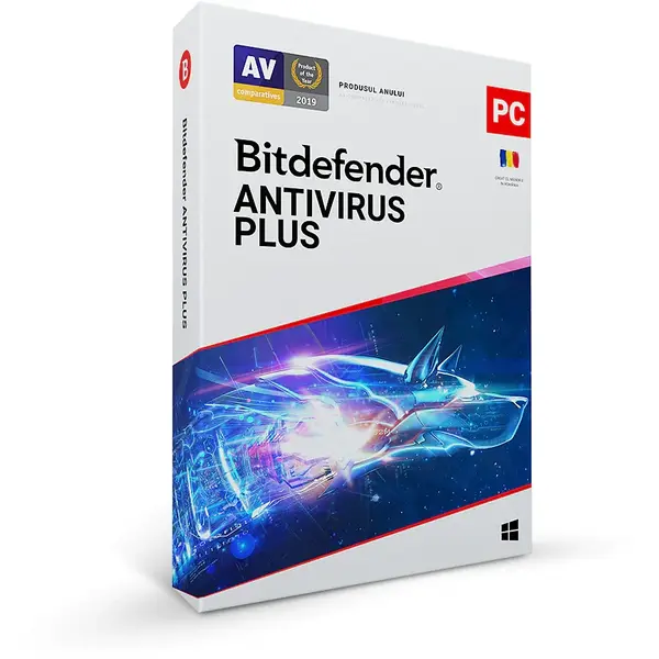 Antivirus BitDefender Antivirus Plus AV03ZZCSN1210BEN, 1 an, 10 dispozitive