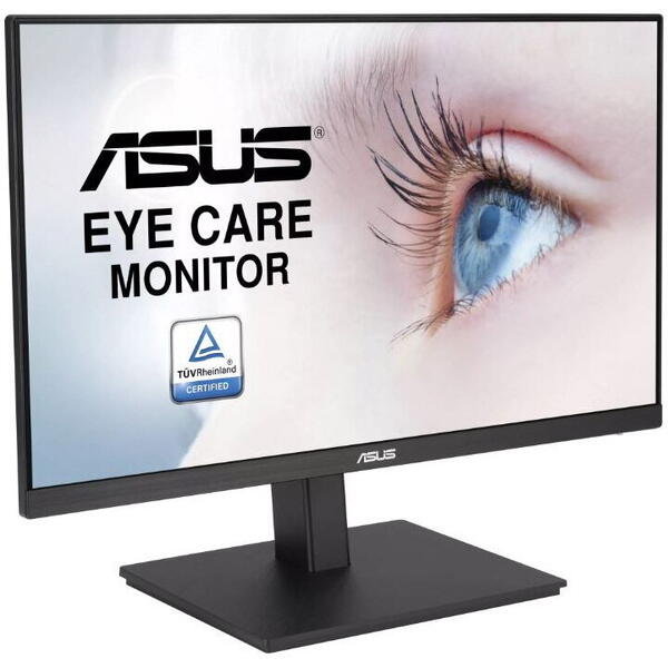 Monitor Asus Eye Care VA24EQSB, 23.8 inch, Full HD, IPS, Rama ingusta, 75Hz, Adaptive-Sync, Low Blue Light, Flicker Free, Design ergonomic, Montare pe perete