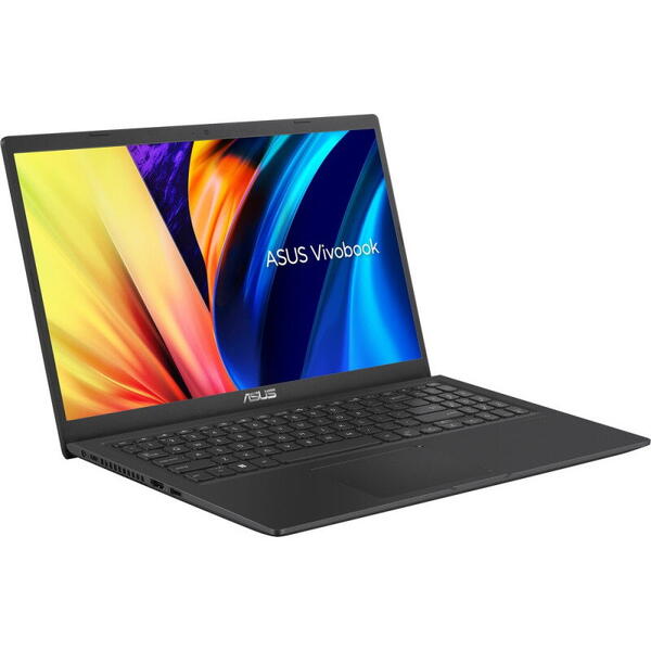 Laptop Asus VivoBook X1500EA cu Procesor Intel Core i5-1135G7, up to 4.20 GHz, 15.6 inch FHD, 8GB, 512GB SSD, Intel® Iris Xe Graphics, Indie Black