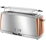 Toaster Russell Hobbs Luna Copper Accents 24310-56, 1550 W, 2 felii,...