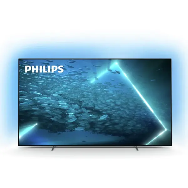 Televizor Philips OLED 55OLED707/12, 139 cm, Smart Android, 4K Ultra HD 100Hz, Clasa G
