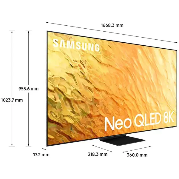 Televizor Samsung Neo QLED QE75QN800B, 189 cm, Smart, 8K, 100Hz, Clasa G