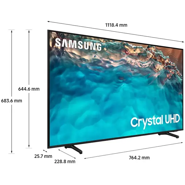 Televizor Samsung LED UE43BU8582, 108 cm, Smart, 4K Ultra HD, Clasa G