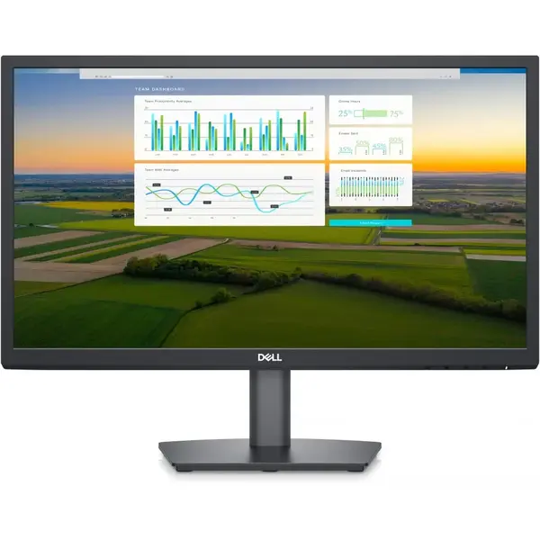 Monitor E2222H, LED VA Dell 22", Full HD, DisplayPort, Vesa, Negru