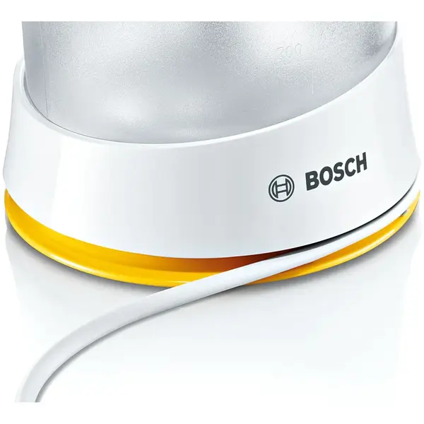 Storcator de citrice Bosch MCP3000N, 25 W, 0.8 L, pornire/oprire automata, Alb