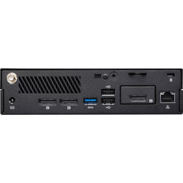 Sistem desktop Mini PC ASUS PB62, Procesor Intel Core i3-10105 3.7GHz Comet Lake, 8GB RAM, 256GB SSD, UHD 630, Wi-Fi, Bluetooth, Windows 10 Pro