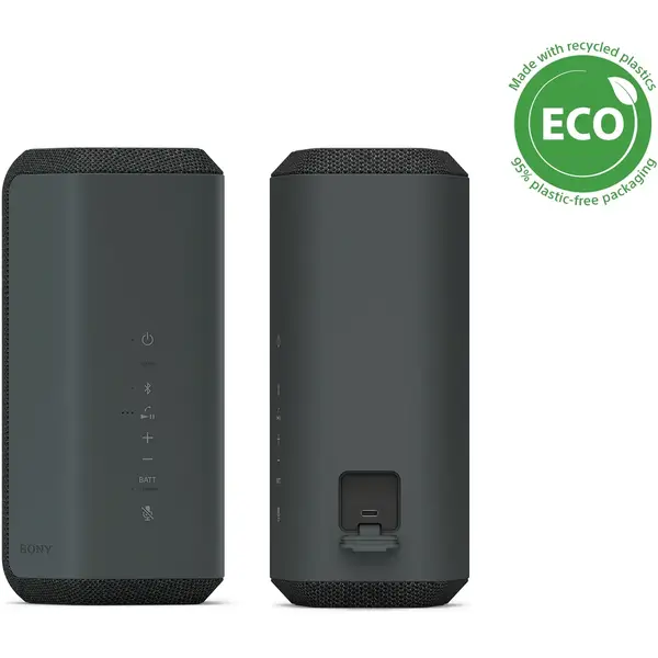 Boxa portabila Sony SRS-XE300B, Line-Shape Diffuser, Bluetooth, Rezistenta la apa IP67, Autonomie 24 ore, Incarcare rapida, Negru
