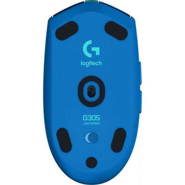 Mouse gaming wireless Logitech G305 LightSpeed Hero 12K DPI, Albastru