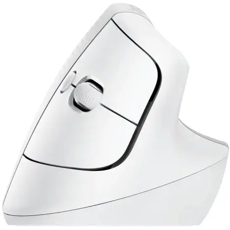Mouse Logitech Lift Vertical Ergonomicfor Mac, Pale Grey