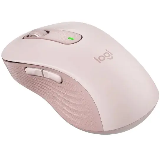 Mouse Logitech M650 L Silent, Bluetooth, Wireless, Bolt USB receiver, Roz