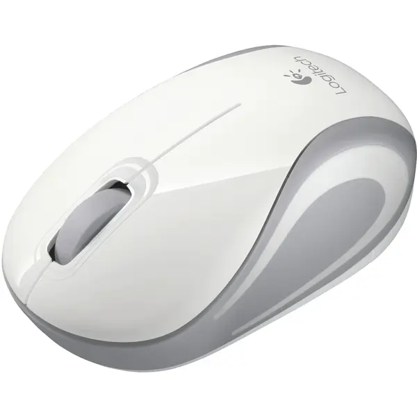 Mouse Wireless Logitech M187, USB, Alb