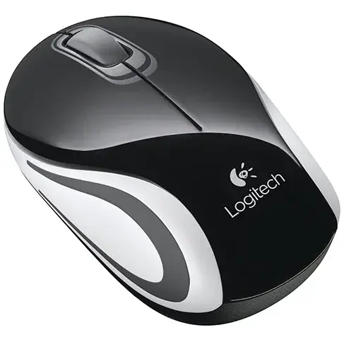 Mouse Wireless Logitech M187, USB, Negru