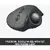 Mouse wireless Logitech MX Ergo Trackball, negru