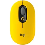 Mouse Logitech wireless Logitech Pop Blast, Ambidextru, Galben