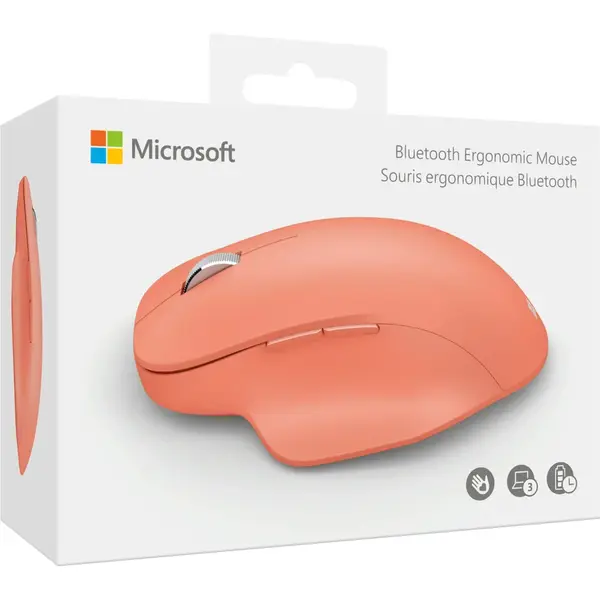 Mouse wireless Microsoft Bluetooth Ergonomic, Peach