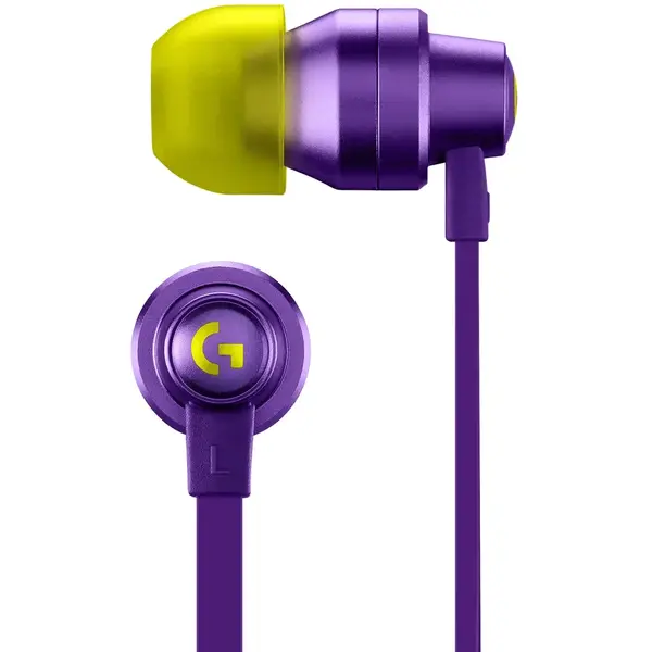 Casti gaming in-ear Logitech G333, Violet