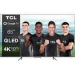 Televizor TCL 65C635, QLED, 4K UHD, HDR, Smart, 164cm, Argintiu