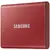 SSD Extern Samsung T7 portabil, 2TB, USB 3.2, Metallic Red