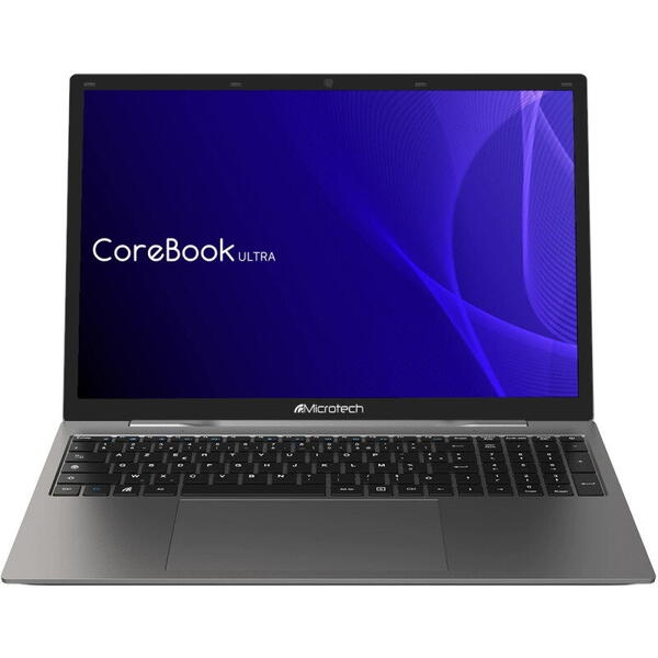 Laptop MICROTECH Corebook Ultra, Full HD, 17.3inch, Procesor Intel Core i7-1065G7 (8M Cache, up to 3.90 GHz), 16GB, 512GB SSD, Intel Iris Plus, Win 11 Pro, Grey