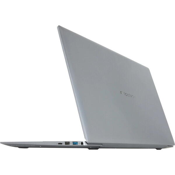 Laptop MICROTECH Corebook Ultra, Full HD, 17.3inch, Procesor Intel Core i7-1065G7 (8M Cache, up to 3.90 GHz), 16GB, 512GB SSD, Intel Iris Plus, Win 11 Pro + Liber OS, Grey