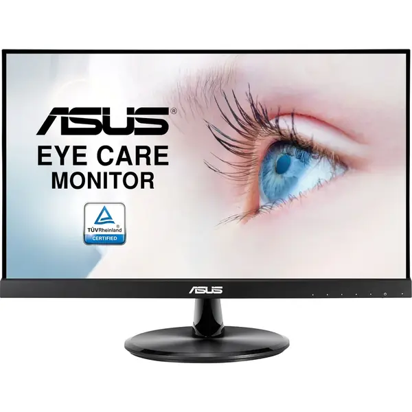 Monitor Asus LED IPS 21.5 Full HD, 5ms, 75Hz, Frameless, Adaptive-Sync/FreeSync™, Eye Care, Low Blue Light, Flicker Free, VESA, HDMI, VGA, VP229HE