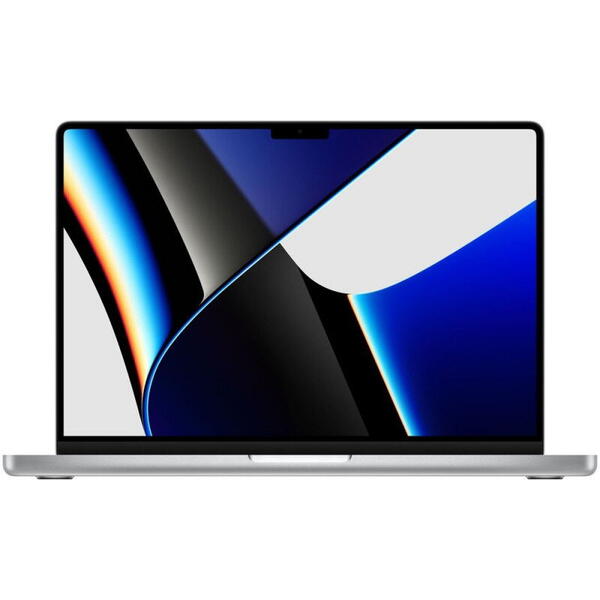 Laptop 14.2 inch MacBook Pro 14 Liquid Retina XDR, Apple M1 Pro chip (10-core CPU), 32GB, 512GB SSD, Apple M1 Pro 14-core GPU, macOS Monterey, Silver, INT keyboard, Late 2021