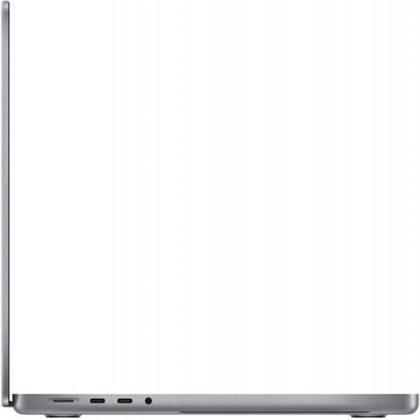 Laptop MacBook Pro 14 (2021) cu procesor Apple M1 Pro, 8 nuclee CPU and 14 nuclee GPU, 16GB, 512GB SSD, Space Grey, Int KB