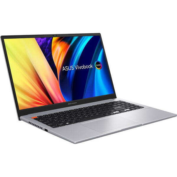 Laptop Asus Ultrabook 15.6 inch Vivobook S 15 OLED K3502ZA, 2.8K 120Hz, Procesor Intel Core i5-12500H (18M Cache, up to 4.50 GHz), 16GB DDR4, 512GB SSD, Intel Iris Xe, Win 11 Home, Neutral Grey