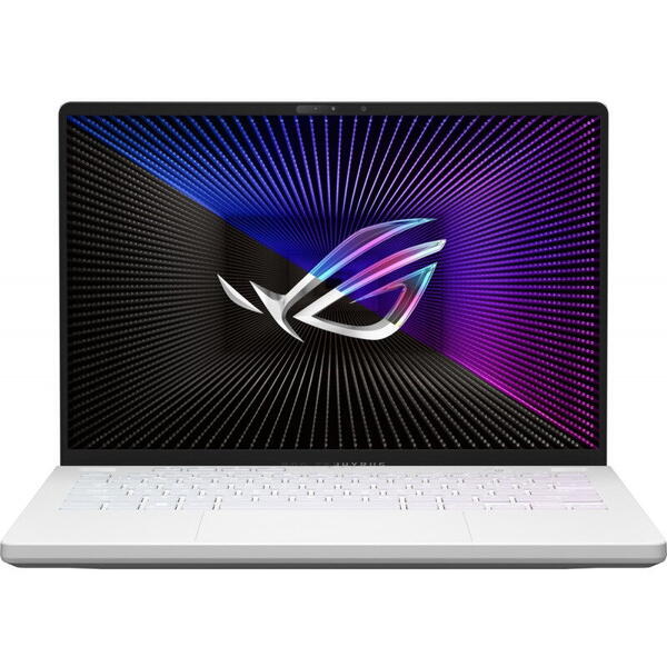 Laptop Asus Gaming 14 inch ROG Zephyrus G14 GA402RK, QHD+ 120Hz, Procesor AMD Ryzen 9 6900HS (16M Cache, up to 4.9 GHz), 16GB DDR5, 1TB SSD, Radeon RX 6800S 8GB, No OS, Moonlight White