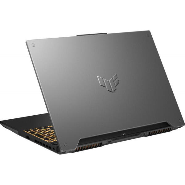 Laptop Asus TUF F15 FX507ZM, Gaming, 15.6inch, Full HD 144Hz, Procesor Intel Core i7-12700H (24M Cache, up to 4.70 GHz), 16GB DDR5, 1TB SSD, GeForce RTX 3060 6GB, No OS, Mecha Gray