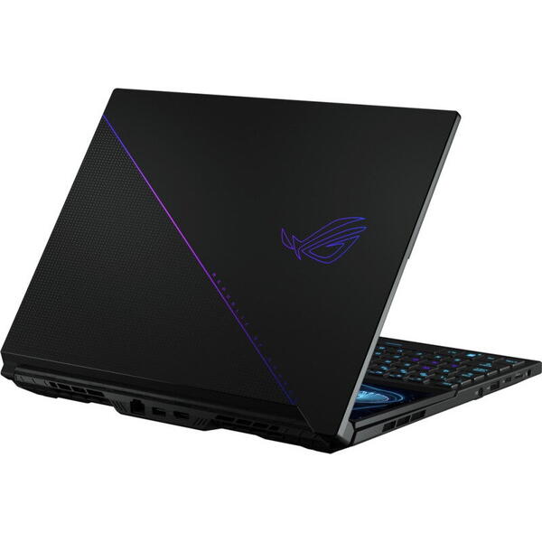 Laptop Asus ROG Zephyrus Duo 16 GX650RS, Gaming, 16inch, UHD+ 120Hz, Procesor AMD Ryzen 9 6900HX (16M Cache, up to 4.9 GHz), 32GB DDR5, 2TB SSD, GeForce RTX 3080 8GB, Win 11 Home, Black