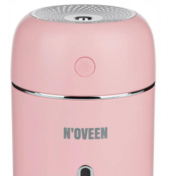 Umidificator mini de aer Noveen cu ultrasunete, 280 ml, putere 2 W, MUH242 Pink