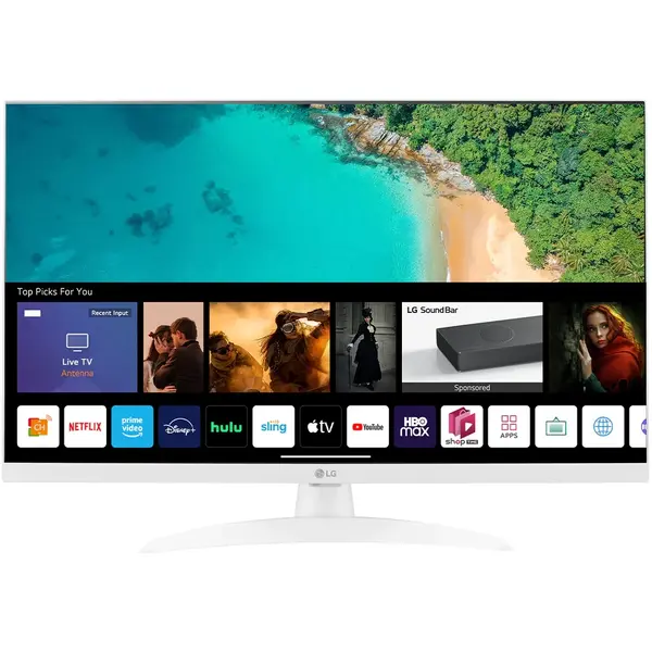 Televizor / monitor LG, 27TQ615S-WZ, 68 cm, Smart, Full HD, LED, Clasa F